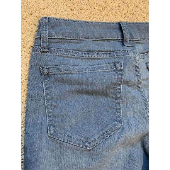 OLD NAVY Womens Jeans Sz 2 Regular Rock Star Mid Rise Skinny Light Blue Stretch - Picture 11 of 11